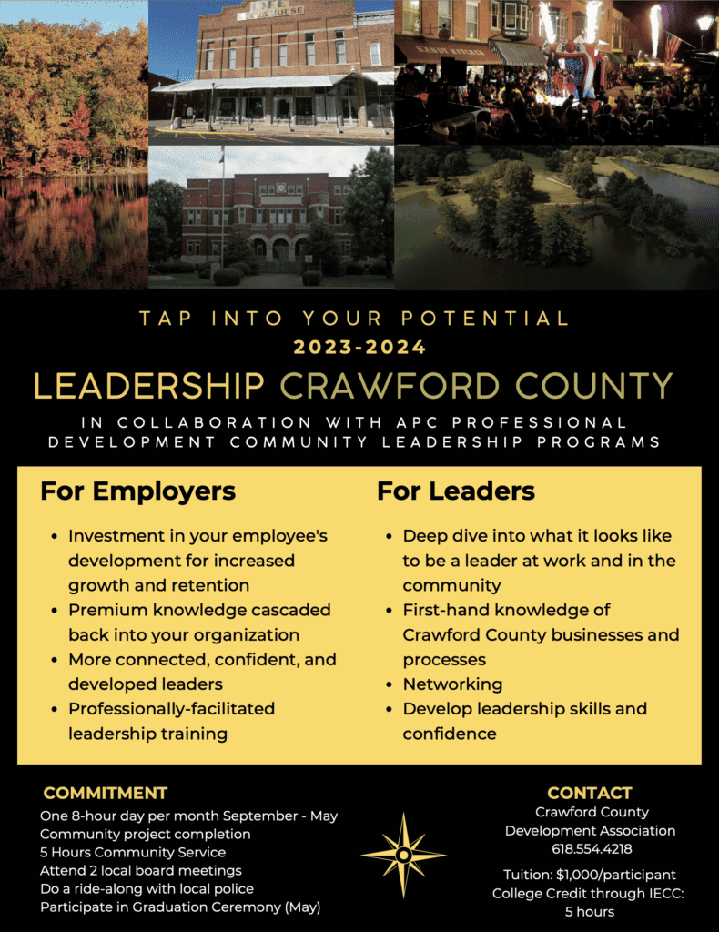 Informational about the Crawford County Leadership Program and the Crawford County Development Association